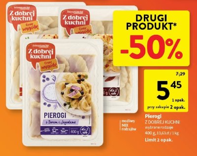 Pierogi Z DOBREJ KUCHNI MIX rodzajów promocja w Intermarche