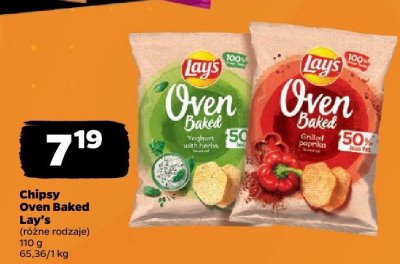Chipsy Oven Baked, różne rodzaje promocja w Netto