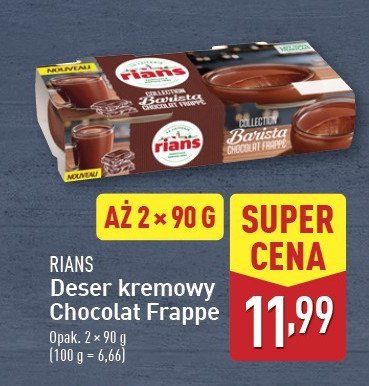 Deser barista chocolate frappe Rians promocja w Aldi