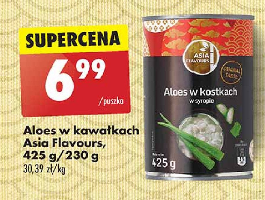 Aloes w kostkach Asia flavours promocja w Biedronka