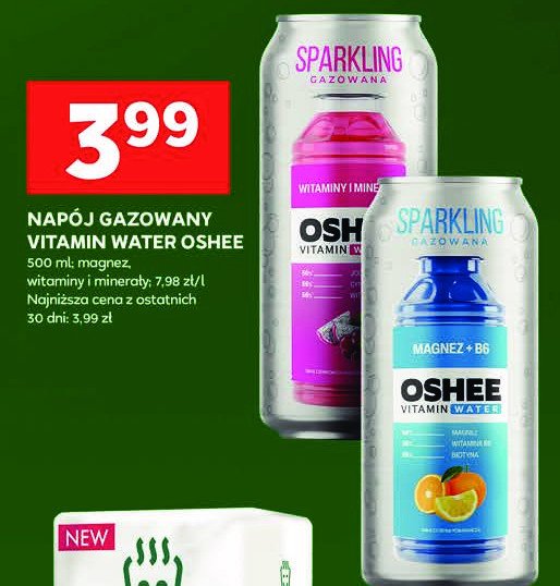 Napój magnez + b6 Oshee vitamin water promocja