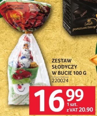 Zestaw słodyczy w bucie 100 g promocja w Selgros