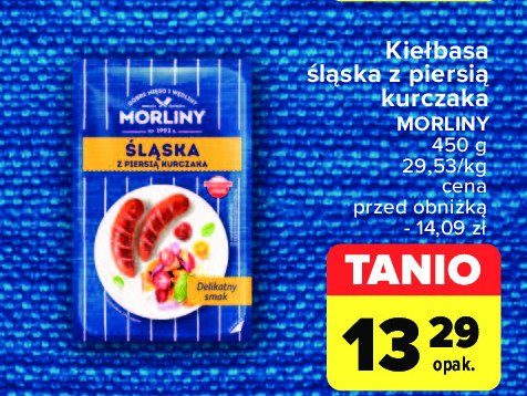 Kiełbasa śląska z piersią kurczaka Morliny promocja