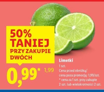 Limetki promocja w Lidl