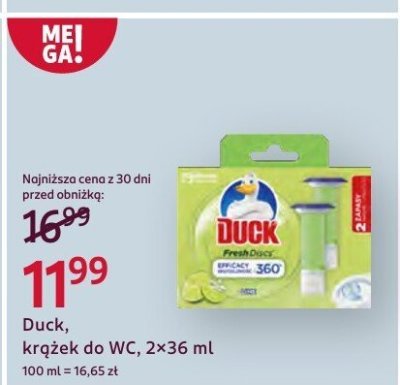 Krążek krążek do WC, 2-pak promocja w Rossmann