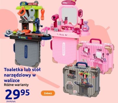 Stół narzędziowy w walizce, różne warianty promocja w Action