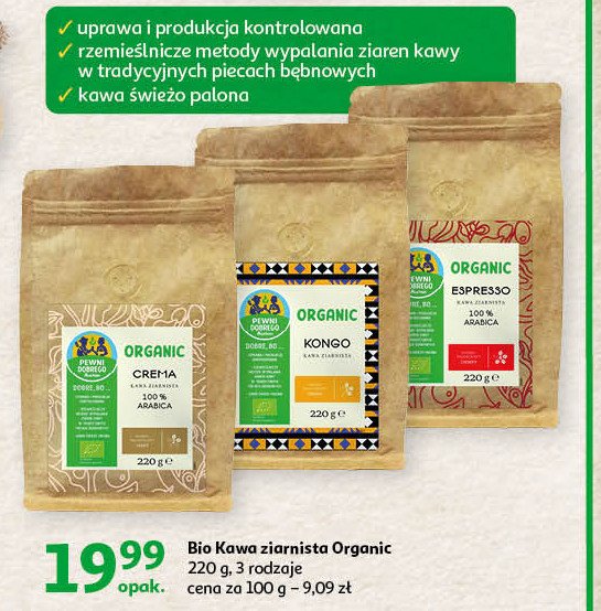 Kawa kongo Auchan pewni dobrego promocja