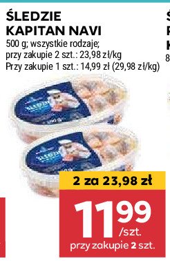 Śledzie po wolińsku Kapitan navi promocja