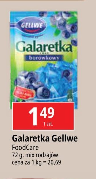 Galaretka borówkowa Gellwe promocja