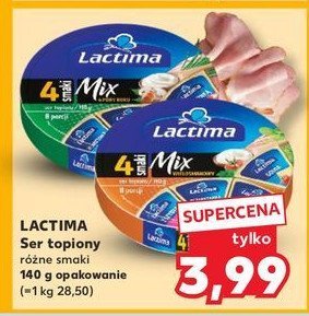 Ser topiony mix 4 smaki zielony Lactima promocja