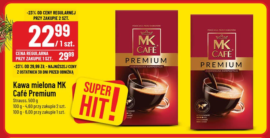 Kawa MK Cafe Premium promocja w POLOmarket