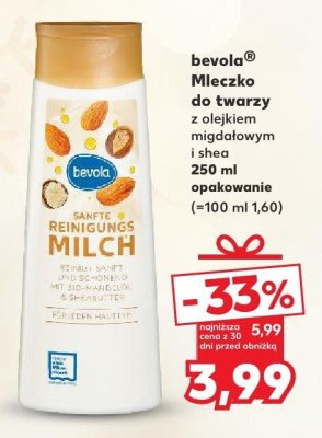 Mleczko do twarzy z olejkiem migdałowym i shea  promocja w Kaufland