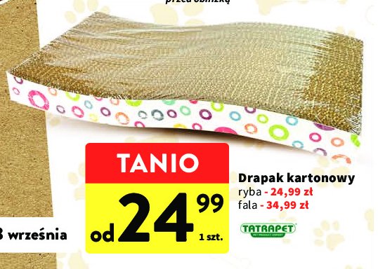 Drapak kartonowy fala Tatrapet promocja