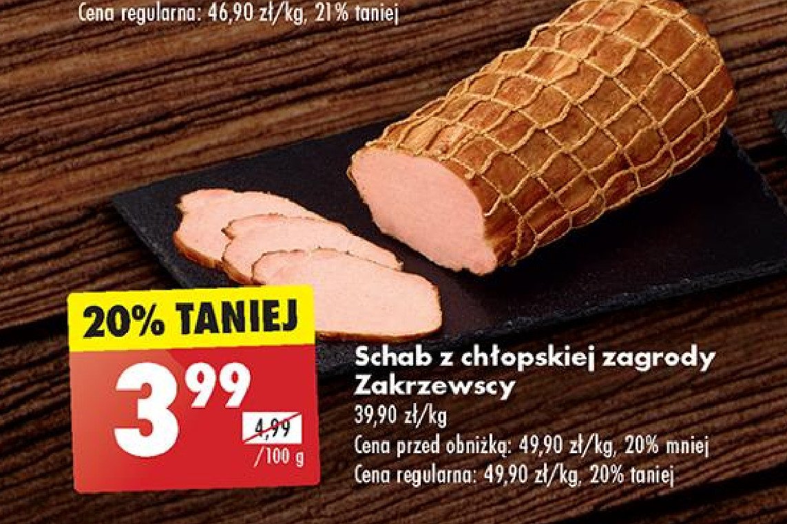 Schab z chłopskiej zagrody ZAKRZEWSCY promocja w Biedronka