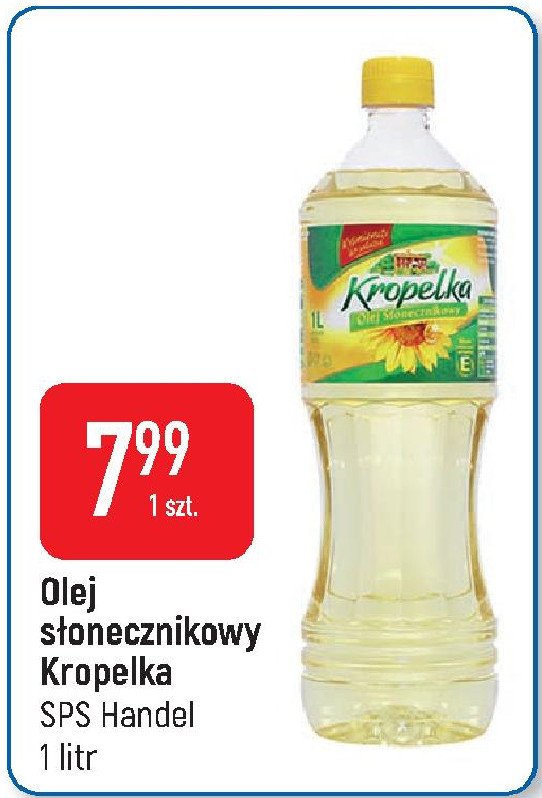 Olej s艂onecznikowy KROPELKA OLMAJ promocja