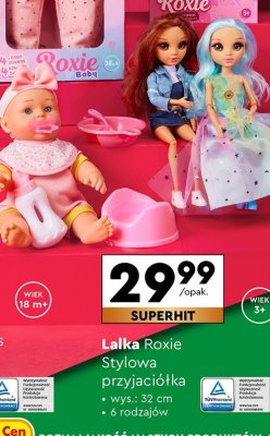 Lalka Roxie bobas z akcesoriami promocja w Biedronka