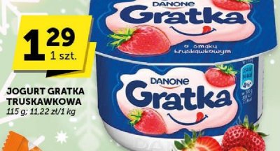 Jogurt Gratka Truskawkowa promocja w ABC