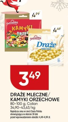 Draże mleczne/kawałki orzechowe Colian promocja w Chata Polska