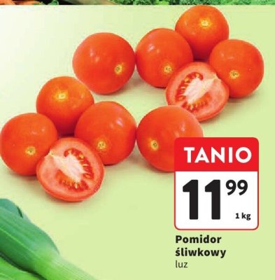 Pomidor śliwkowy luz promocja w Intermarche