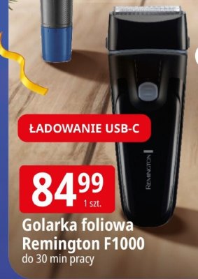 Golarka foliowa Remington F1000 do 30 min pracy promocja w Leclerc