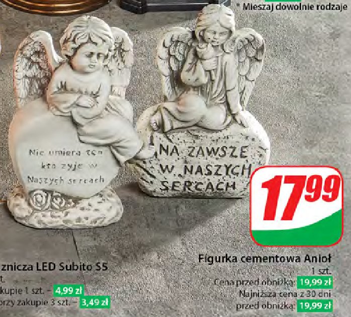 Figurka cementowa anioł promocja