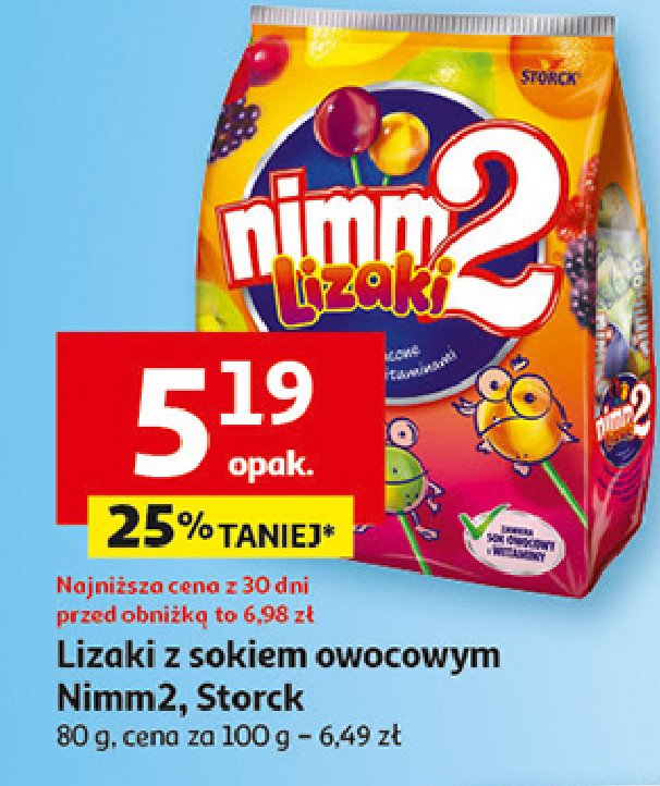 Lizaki Nimm2 lizaki promocja w Auchan