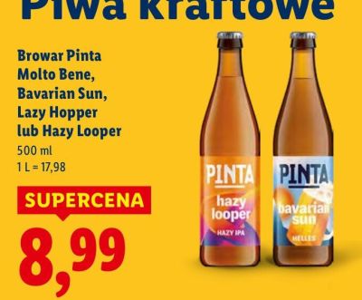 Piwo promocja w Lidl
