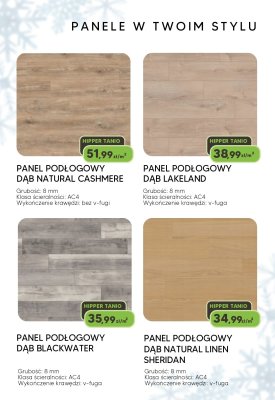 Panel podłogowy dąb Natural Cashmere promocja w HIPPER.pl