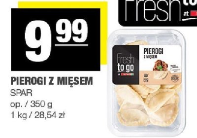 Pierogi z mięsem Spar promocja w SPAR