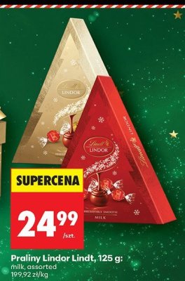 Praliny Lindor 125 g promocja w Biedronka