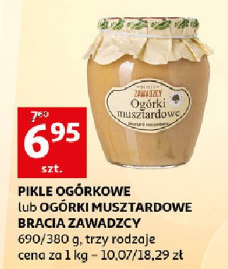 Og贸rki musztardowe Bracia zawadzcy (podmarka) promocja
