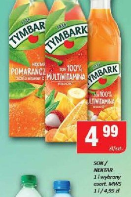 Sok nektar 1 l Tymbark promocja w Chorten
