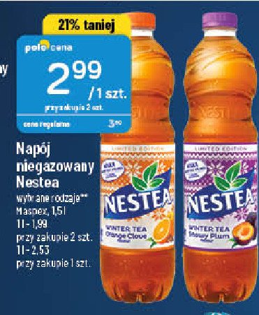 Herbata mro偶ona orange clove Nestea promocja