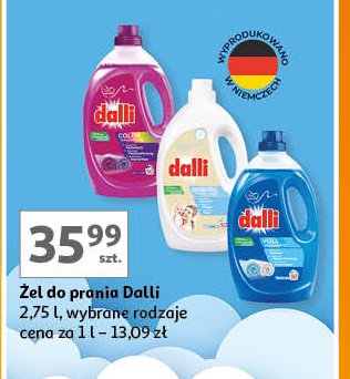 Płyn do prania color Dalli promocja