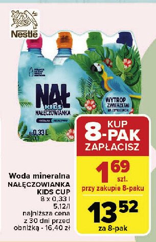 Woda niegazowana Nałęczowianka kids promocja