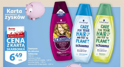Szampon do włosów repair Schauma care for your hair and for the planet promocja