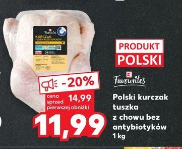 Kurczak tuszka K-classic favourites promocja