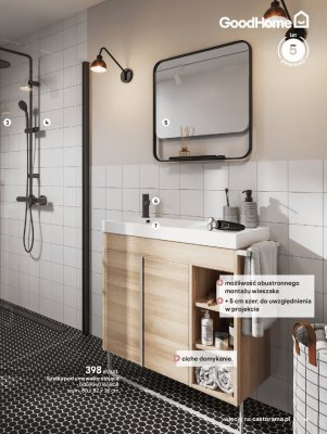 Szafka pod umywalkę stojąca promocja w Castorama