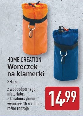 Worek na klamerki do bielizny Home creation promocja w Aldi