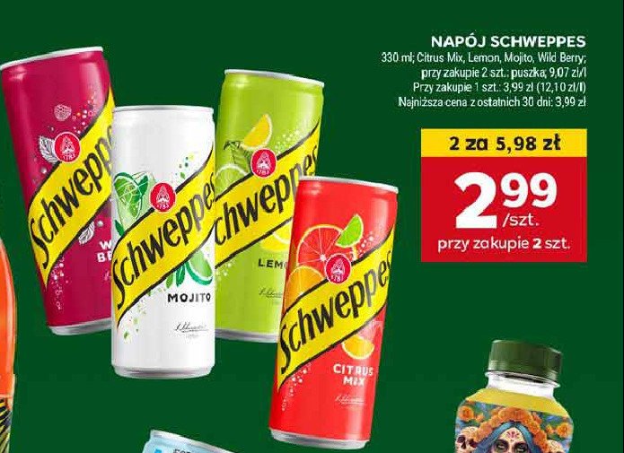 Nap贸j citrus mix Schweppes promocja