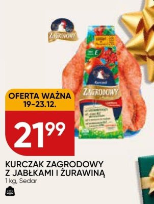 Kurczak zagrodowy z jabłkami i żurawiną Sedar promocja w Chata Polska