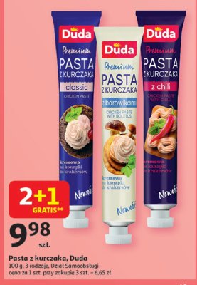 Pasta z kurczaka z borowikami Silesia duda promocja