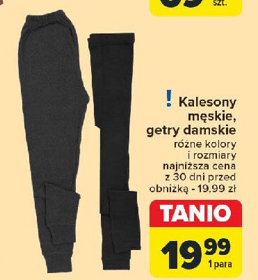 Getry damskie promocja w Carrefour