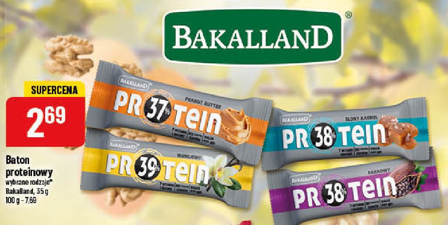 Baton waniliowy Bakalland protein promocje