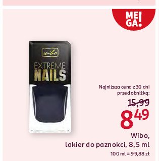 Lakier do paznokci nr 34 Wibo extreme nails promocja