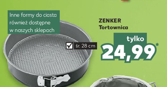 Tortownica 28 cm Zenker fackelmann promocje