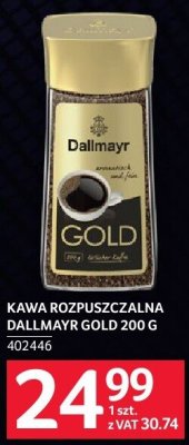 Kawa rozpuszczalna Dallmayr Gold 200 g promocja w Selgros