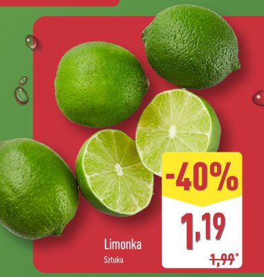 Limonka 1 szt. promocja w Aldi