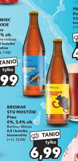 Piwo Browar stu most贸w berliner weisse promocja
