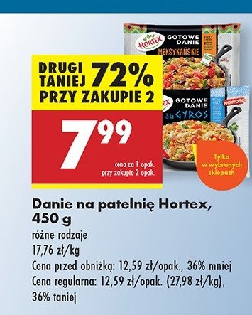 Danie a'la gyros Hortex gotowe danie promocja